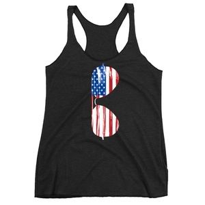 American flag tank